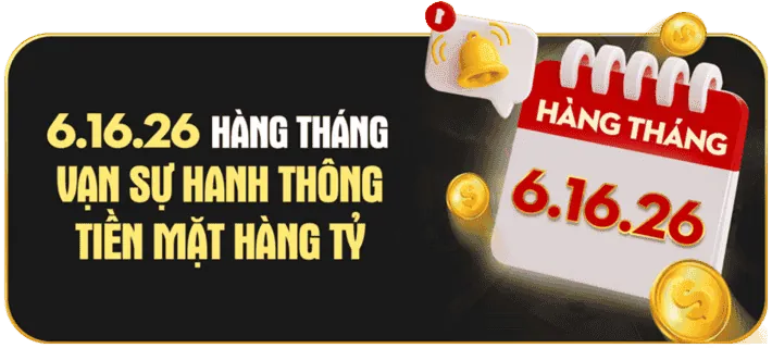 Thưởng Sinh Nhật & VIP 7clubs web