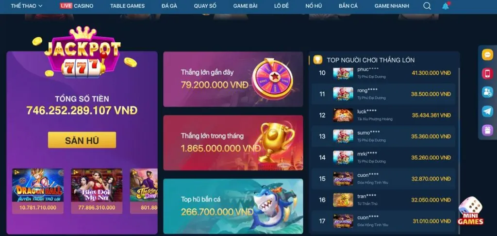 Sự kiện đặc biệt 7clubs web